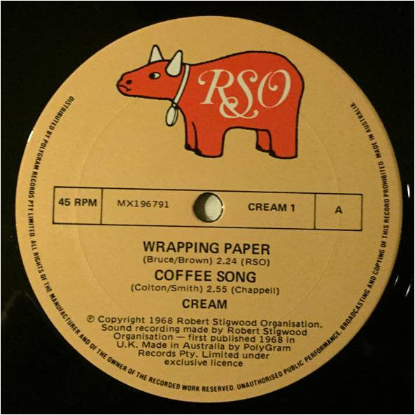 Cream (2) : Extra Cream (12", EP)
