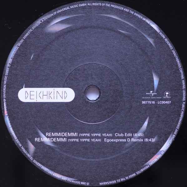Deichkind - Remmi Demmi (Yippie Yippie Yeah) (12") (Very Good Plus (VG+))
