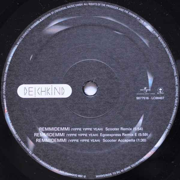 Deichkind - Remmi Demmi (Yippie Yippie Yeah) (12") (Very Good Plus (VG+))