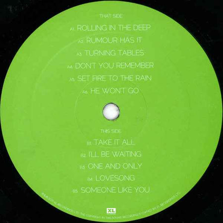 Adele  - 21 (LP) (Very Good Plus (VG+))