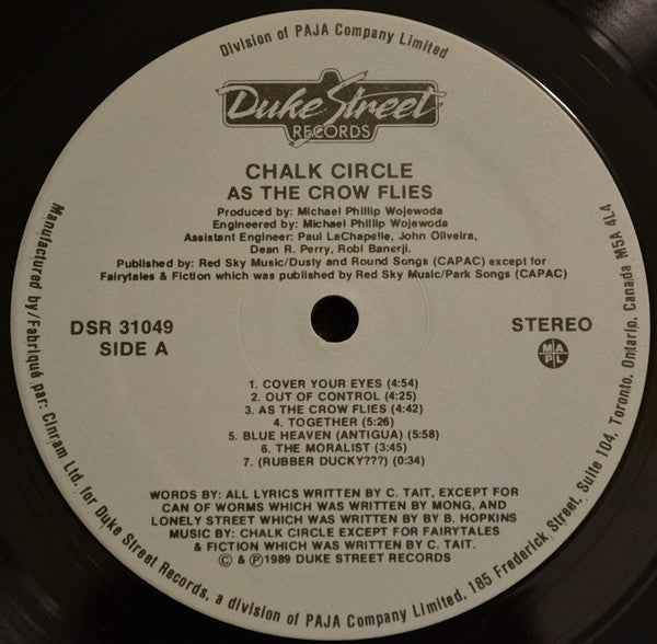 Chalk Circle - As The Crow Flies (LP) (Near Mint (NM or M-))