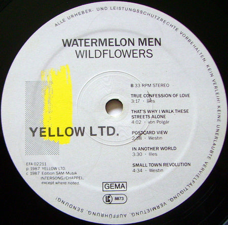 Watermelon Men : Wildflowers (LP, Album)