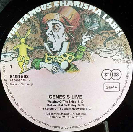 Genesis - Live (LP) (Very Good Plus (VG+))