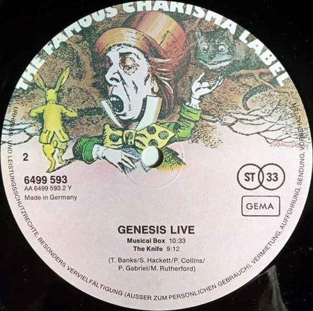 Genesis - Live (LP) (Very Good Plus (VG+))