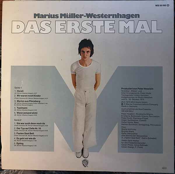 Marius Müller-Westernhagen - Das Erste Mal (LP) (Near Mint (NM or M-))
