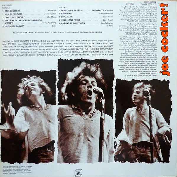Joe Cocker - Joe Cocker! (LP) (Near Mint (NM or M-))