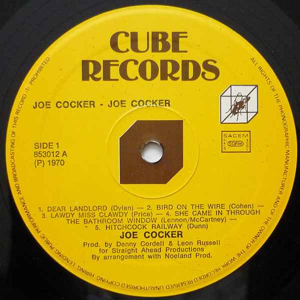 Joe Cocker - Joe Cocker! (LP) (Near Mint (NM or M-))
