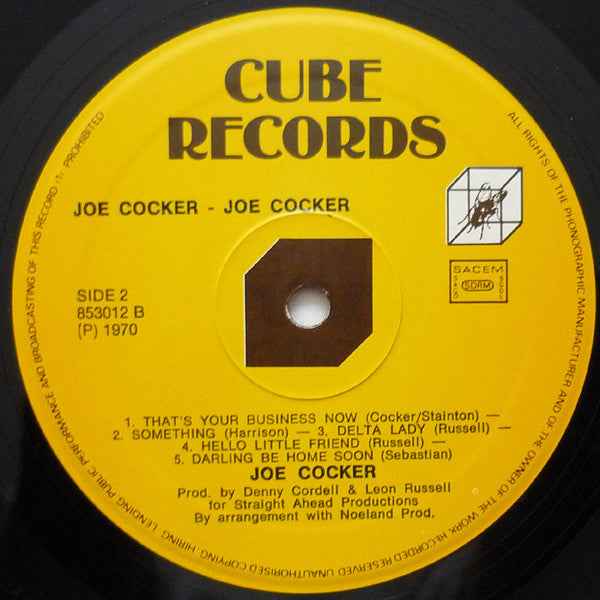 Joe Cocker - Joe Cocker! (LP) (Near Mint (NM or M-))