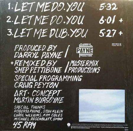 NV - Let Me Do You (12") (Near Mint (NM or M-))