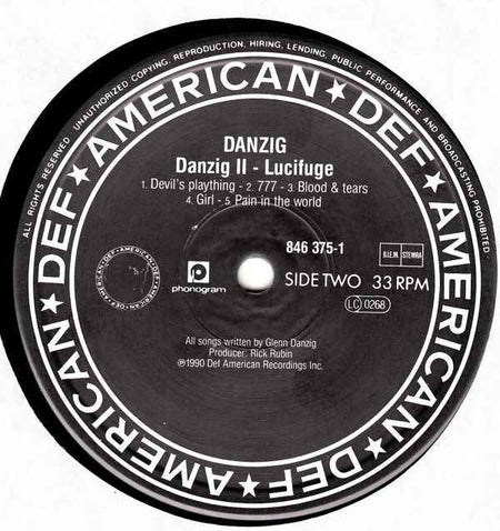 Danzig - Danzig II - Lucifuge (LP) (Very Good Plus (VG+))