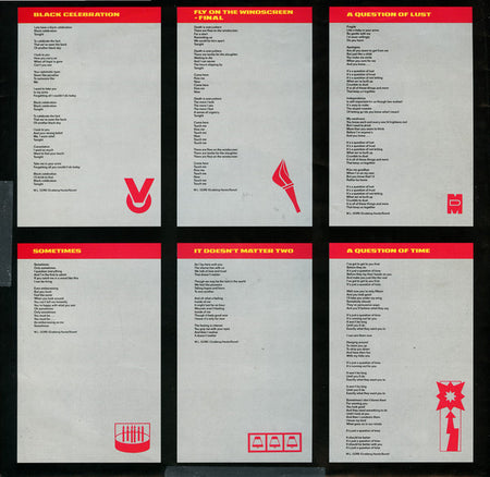Depeche Mode : Black Celebration (LP, Album, M/Print, Gre)