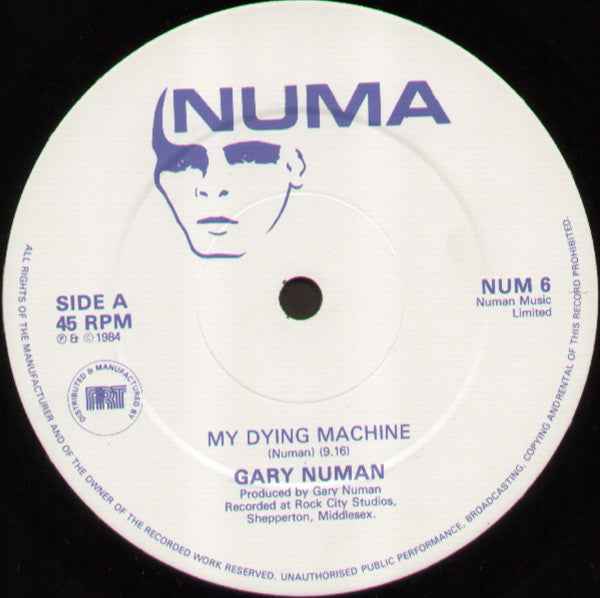 Gary Numan - My Dying Machine (12") (Near Mint (NM or M-))