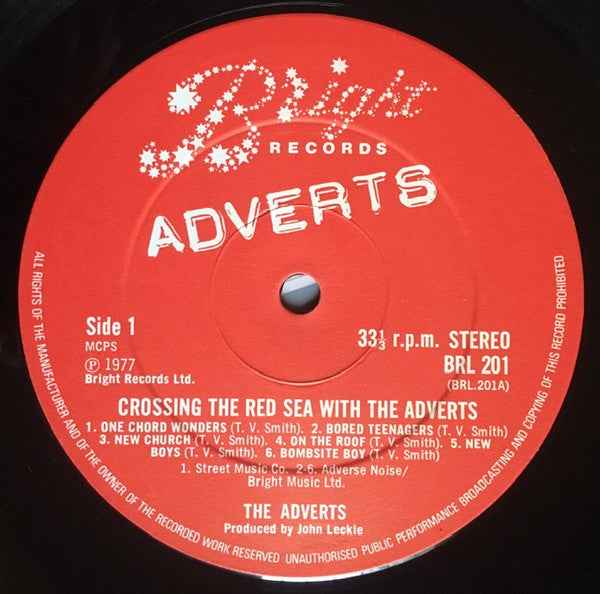 The Adverts - Crossing The Red Sea With The Adverts (LP) (Very Good Plus (VG+))