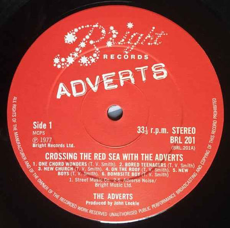 The Adverts - Crossing The Red Sea With The Adverts (LP) (Very Good Plus (VG+))