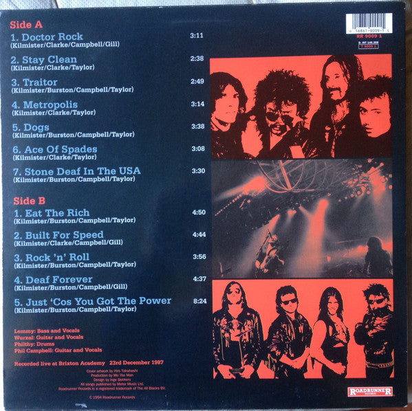 Motörhead : Live At Brixton (LP, Album)