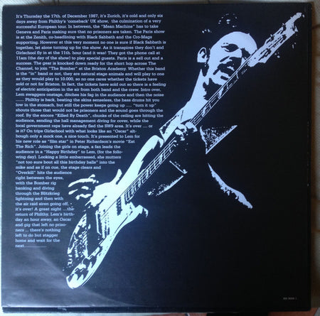 Motörhead : Live At Brixton (LP, Album)