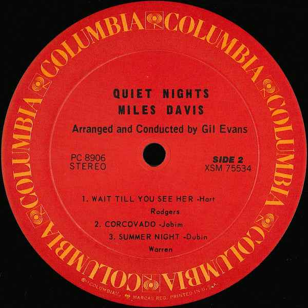 Miles Davis - Quiet Nights (LP) (Near Mint (NM or M-))
