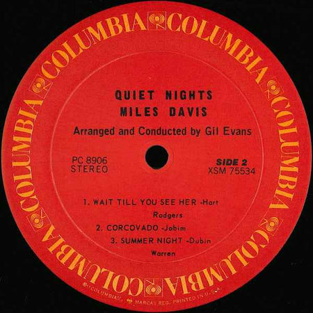 Miles Davis - Quiet Nights (LP) (Near Mint (NM or M-))