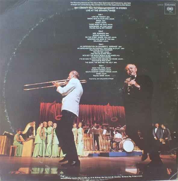 Ray Conniff - Concert In Stereo (Live At The Sahara/Tahoe) (2xLP) (Very Good Plus (VG+))