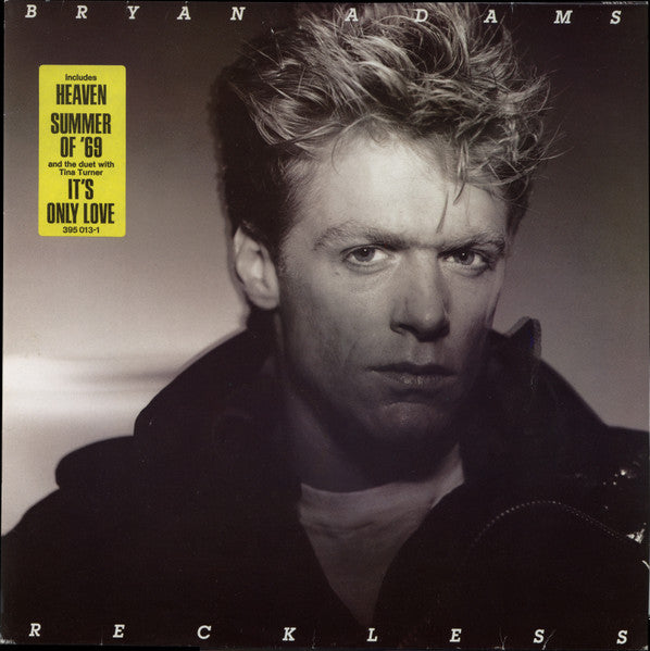Bryan Adams : Reckless (LP, Album, RE)