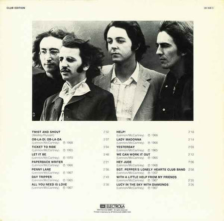 The Beatles - Golden Greatest Hits (LP) (Near Mint (NM or M-))