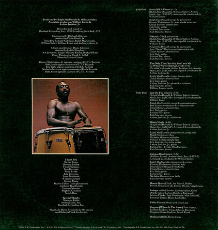 Ralph MacDonald : Sound Of A Drum (LP, Album, San)