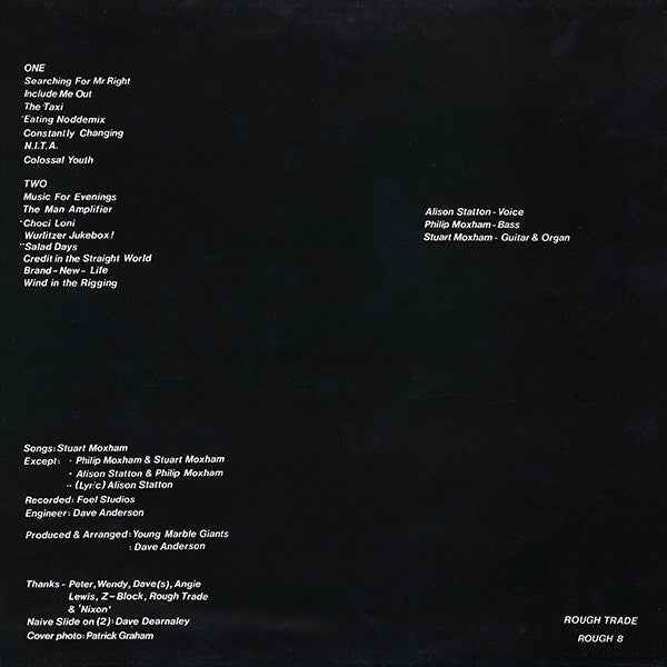 Young Marble Giants - Colossal Youth (LP) (Near Mint (NM or M-))