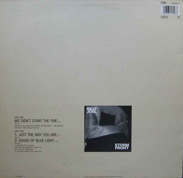 Billy Joel - We Didn't Start The Fire (12") (Near Mint (NM or M-))