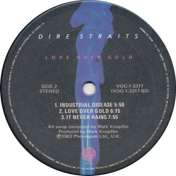 Dire Straits - Love Over Gold (LP) (Very Good Plus (VG+))