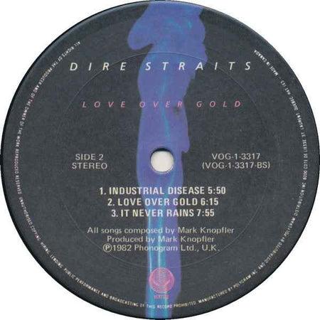 Dire Straits - Love Over Gold (LP) (Very Good Plus (VG+))
