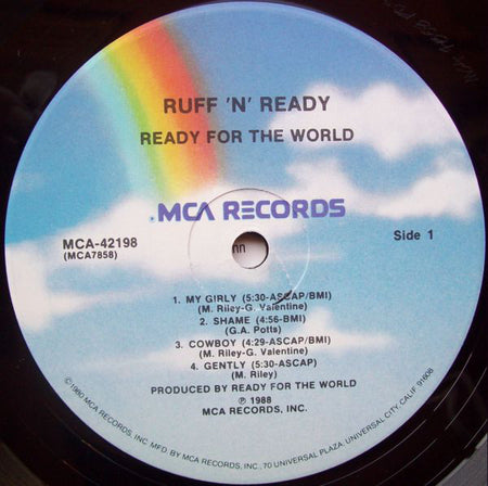 Ready For The World : Ruff 'N' Ready (LP, Album)