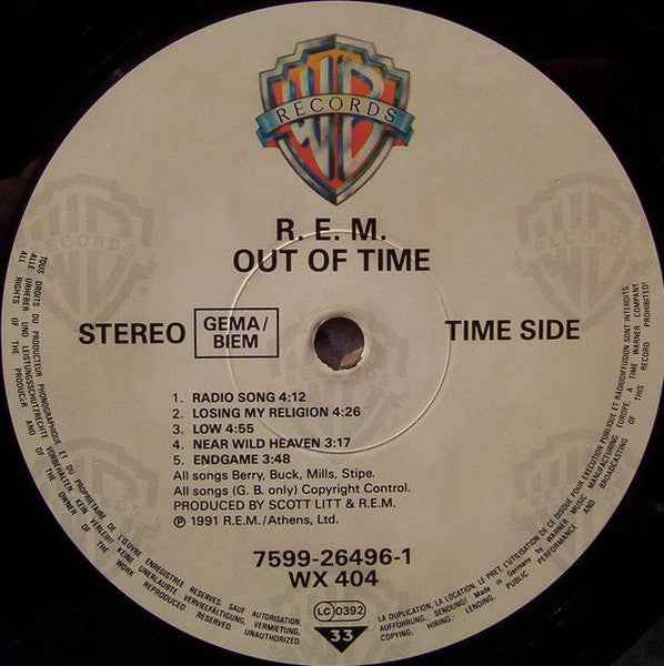 R.E.M. - Out Of Time (LP) (Near Mint (NM or M-))