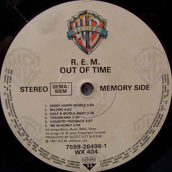 R.E.M. - Out Of Time (LP) (Near Mint (NM or M-))