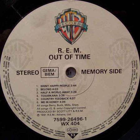 R.E.M. - Out Of Time (LP) (Near Mint (NM or M-))
