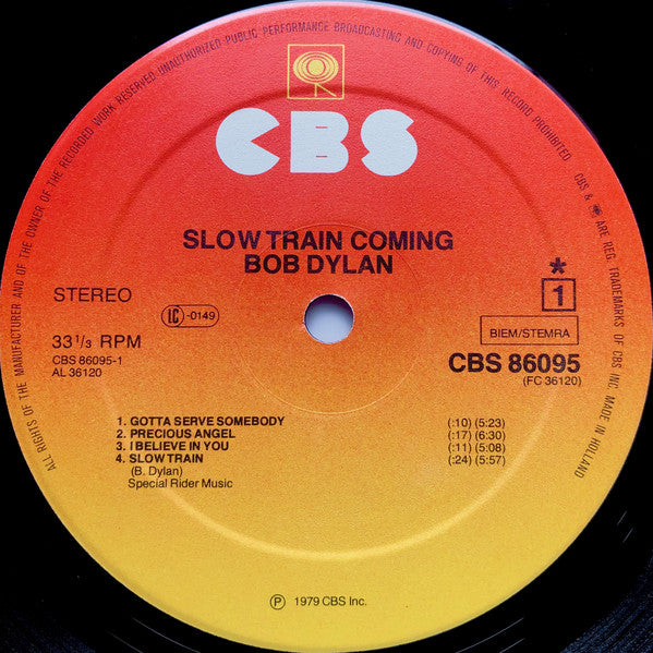 Bob Dylan : Slow Train Coming (LP, Album)