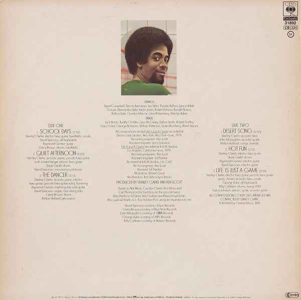 Stanley Clarke - School Days (LP) (Near Mint (NM or M-))
