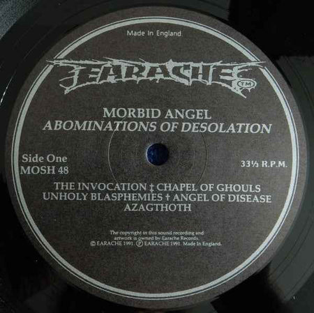 Morbid Angel - Abominations Of Desolation (LP) (Near Mint (NM or M-))