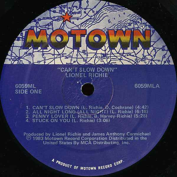 Lionel Richie - Can't Slow Down (LP) (Near Mint (NM or M-))