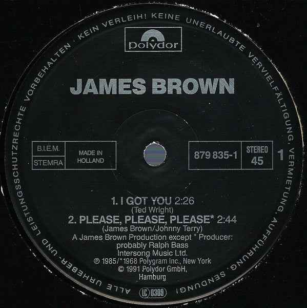 James Brown - I Got You (I Feel Good) (12") (Very Good Plus (VG+))