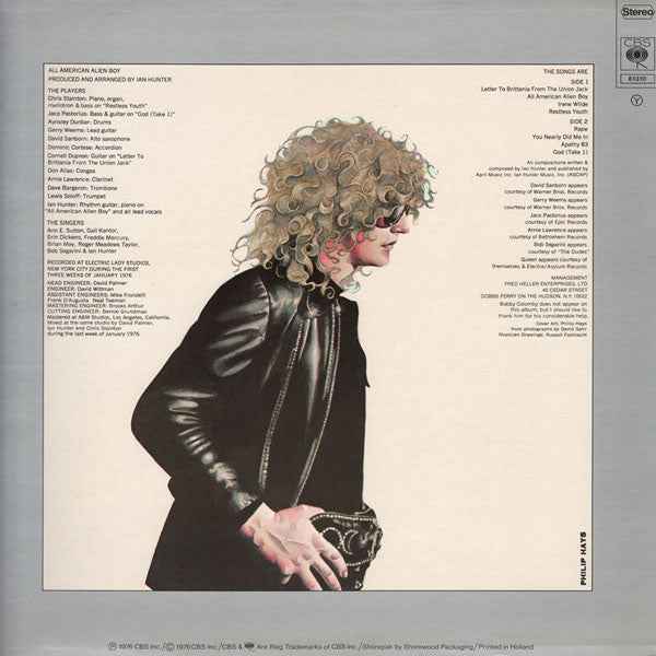 Ian Hunter - All American Alien Boy (LP) (Very Good Plus (VG+))