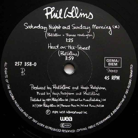 Phil Collins - Another Day In Paradise (12") (Very Good Plus (VG+))
