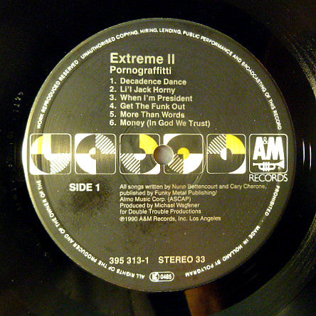 Extreme (2) : II Pornograffitti (A Funked Up Fairy Tale) (LP, Album)