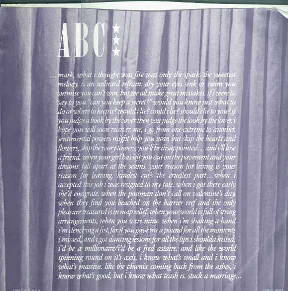 ABC - The Lexicon Of Love (LP) (Very Good Plus (VG+))