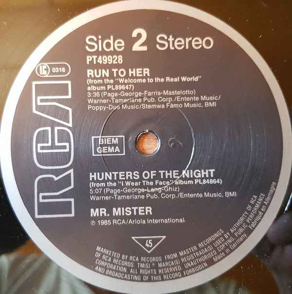 Mr. Mister - Kyrie (12") (Very Good Plus (VG+))