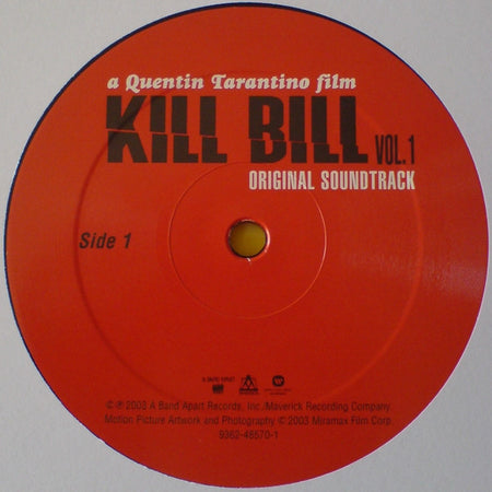 Various : Kill Bill Vol. 1 (Original Soundtrack) (LP, Album, Comp)