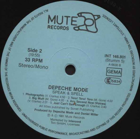Depeche Mode - Speak & Spell (LP) (Near Mint (NM or M-))