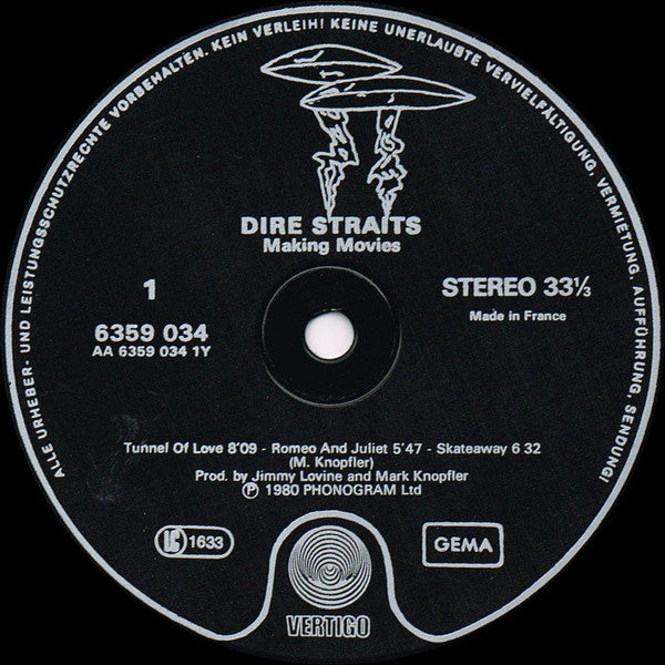 Dire Straits : Making Movies (LP, Album, Bla)