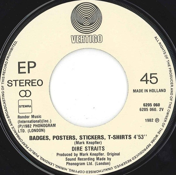 Dire Straits : Private Investigations (7", EP)