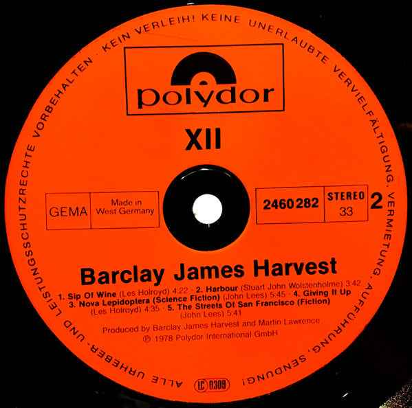 Barclay James Harvest - XII (LP) (Near Mint (NM or M-))
