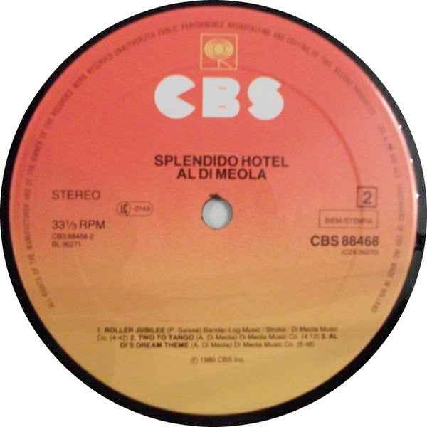 Al Di Meola - Splendido Hotel (2xLP) (Near Mint (NM or M-))